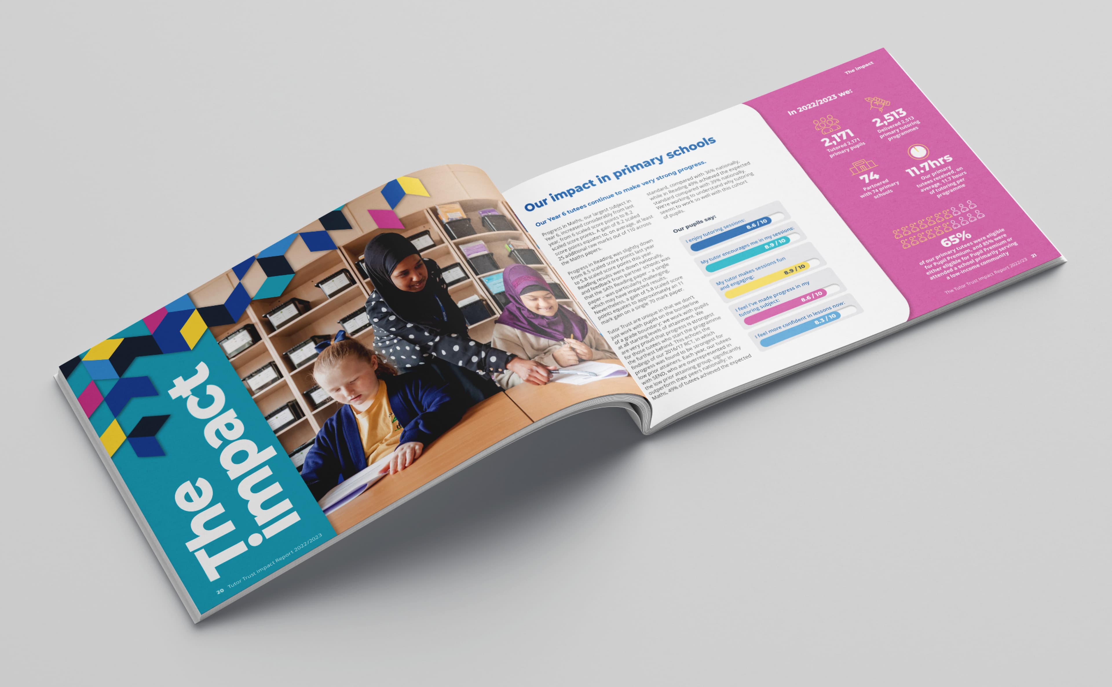 The Tutor Trust Impact Report - Inside spread