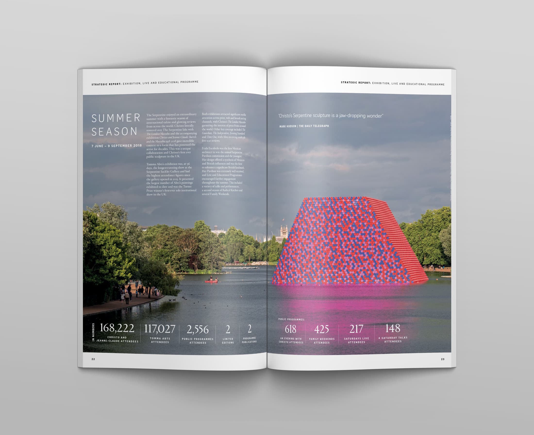 Serpentine Gallery Annual Review 2018-19 - Spread 12