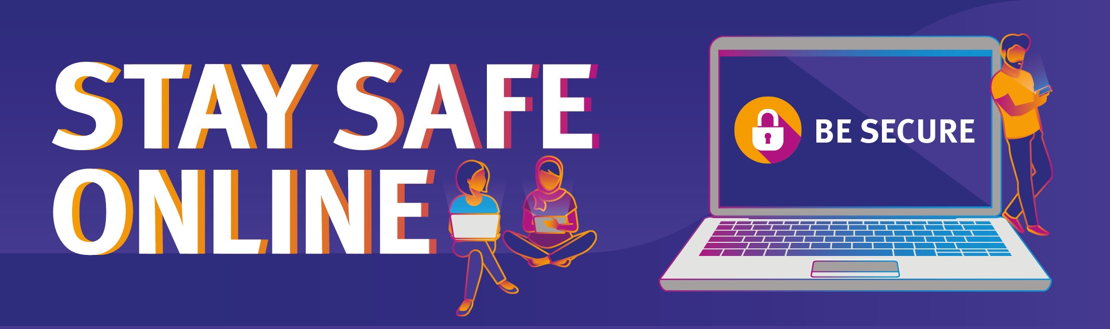 Stay safe online banner